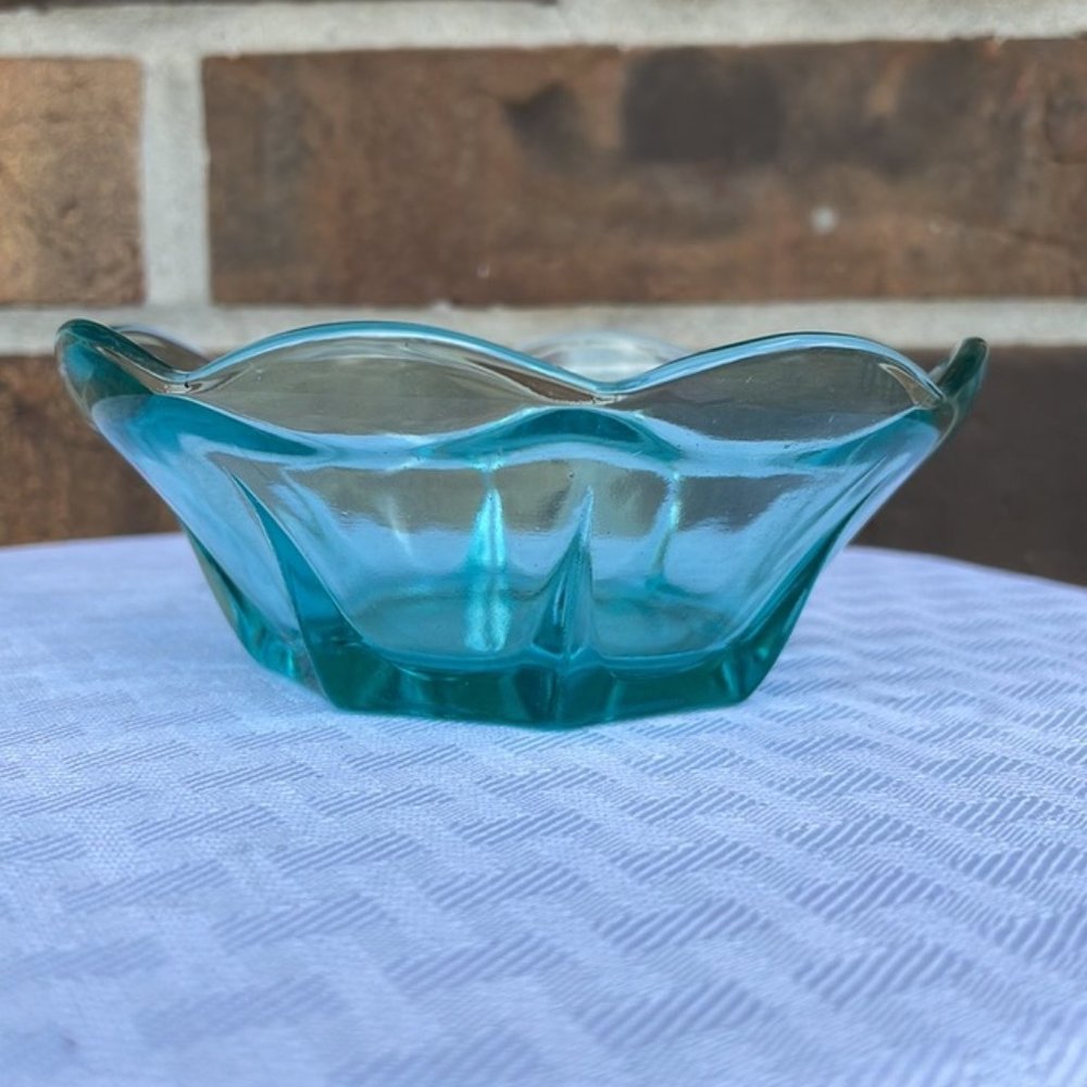Blue Dessert Dish